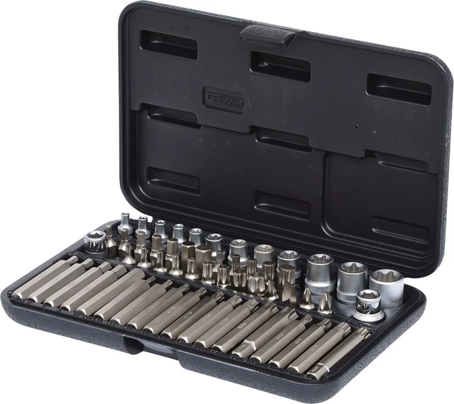 Jeu De 7 Clés Torx Mâles Percées KS TOOLS - Tailles TB10 à TB40 - Courtes - Neuf Sous Blister