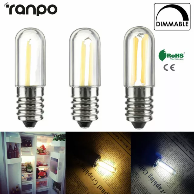 Dimmable E14 Mini LED réfrigérateur congélateur léger s/n ampoules 2W 4W lampe