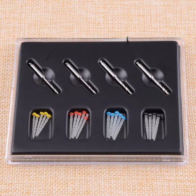 20x Poteau de fibre résine dentaire Foret Dental Resin Fiber Post Drill Bits tu