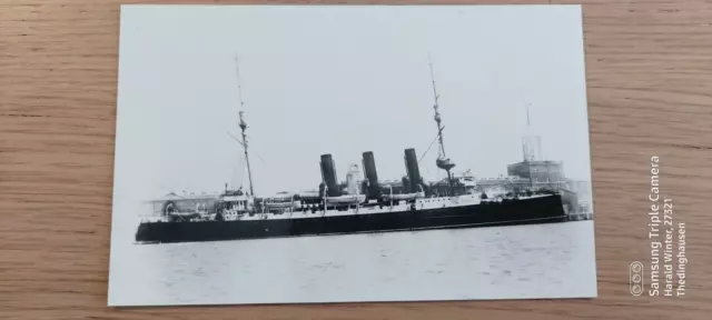 Foto Marineschiff Kreuzer Gladiator Royal Navy ca. 14x9cm