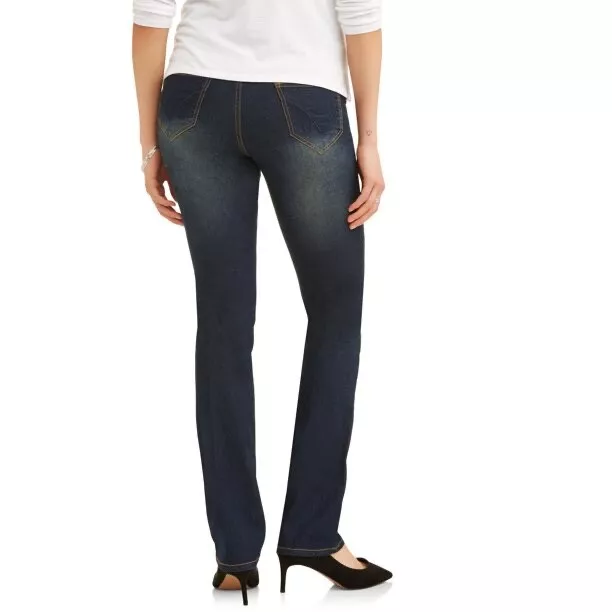 Oh! Mamma Maternity Women's Plus Straight Leg Jeans with Full Panel, 2X 3