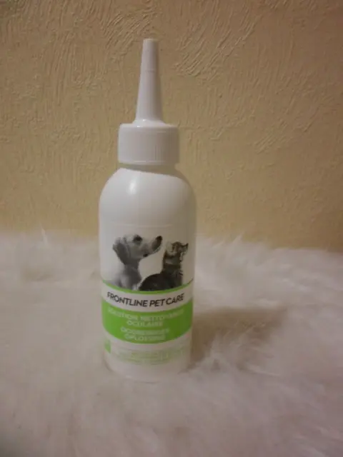 Frontline petcare solution nettoyante oculaire 125ml chat chien neuf