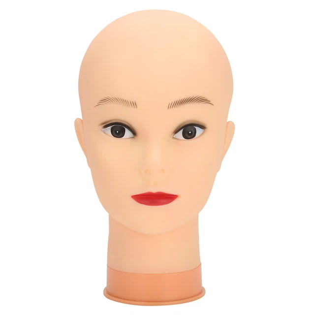(With Makeup)Bald Manikin Head Mannequin Head Manikin Model Doll Head Female