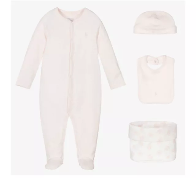 Brand New Genuine Ralph Lauren Baby Girl 5 Piece Set Age 3 - 6 Month Rrp £109