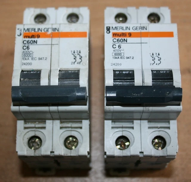 Schneider Electric - A9N61531 - Acti9 C60H-DC - Disjoncteur modulaire - 2P - 16A - Courbe C