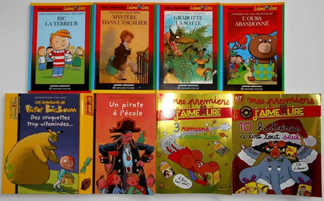 LOT de 8 Livres Les Meilleurs romans Mes premiers J'AIME LIRE - Dès 6 ans