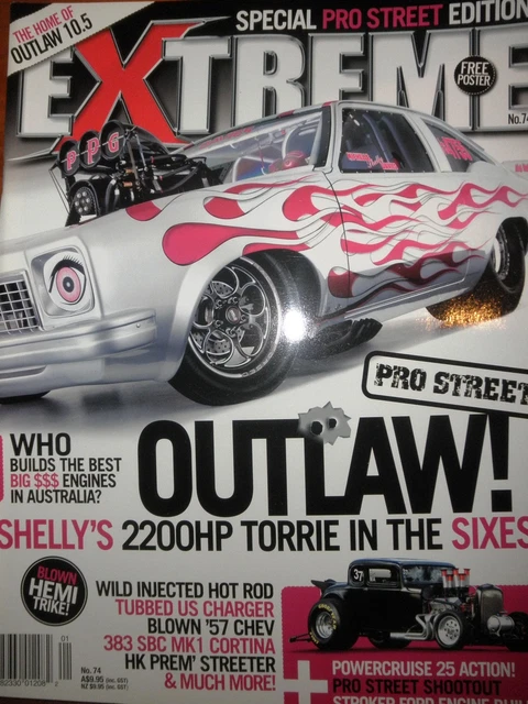 EXTREME PERFORMANCE #74 HK 327 Monaro 57 Chev Charger R/T 440 Cortina ...