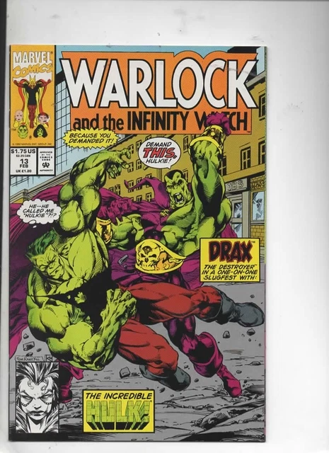 Warlock and the Infinity Watch #13  1993 Marvel Fine/VF "