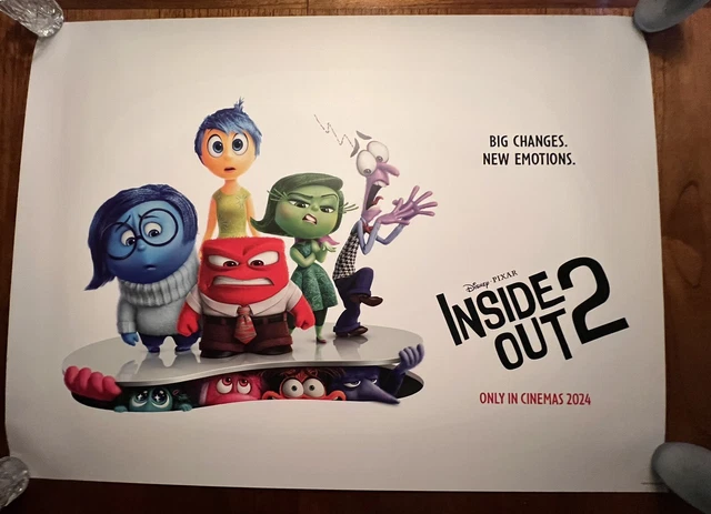 INSIDE OUT 2 DISNEY PIXAR Movie Poster 2024 …