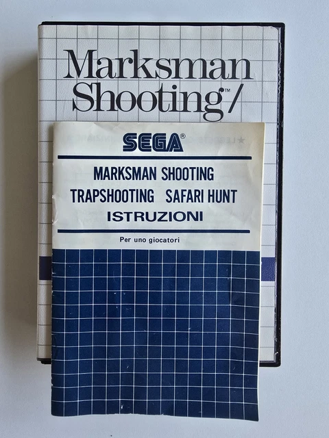 Marksman Trap Shooting / Safari Hunt / Sega Master System (Gebraucht) in Ebertswil für CHF 19