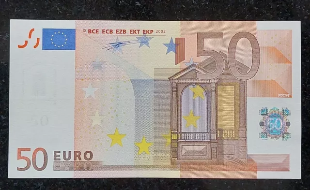 Superbe Billet de Banque/Banknote 50 Euro 2002 W. Duisenberg FRANCE U L009 C2