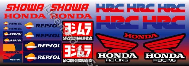 Repsol HRC Racing Motorcycle Decal Set Stickers CBR 600RR 1000RR /154