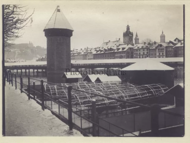 Suisse Photo Vintage argentique ca 1905