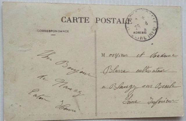 NANCY 54 cpa on the Place Stanislas Jean Lamour Grill Prefecture Good Condition 2
