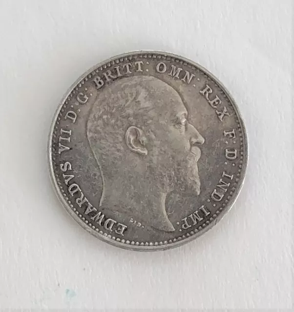 Edward VII 1907 Four Pence Coin
