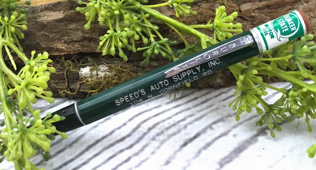 Vtg Speed’s Auto Supply Inc Wall Lake IA Advertising Pencil Quaker State Oil
