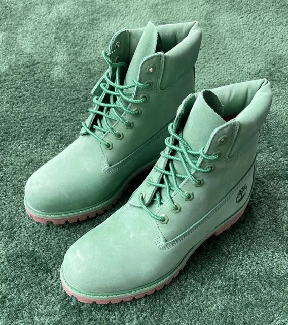 Jade green timberland clearance