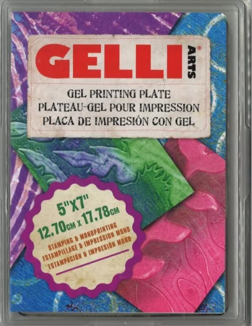 GELLI Arts Gel Printing Plate - 2 Formate zur Wahl (6'' x 6'' oder 5'' x 7'')