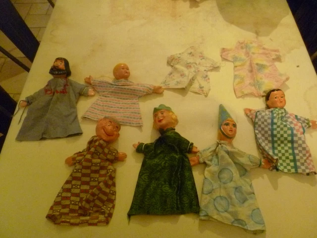 Lot De 50 Marionnettes à Doigts éducatives - Grands Yeux, Couleurs Variées, Pour Enfants à Partir De 3 Ans