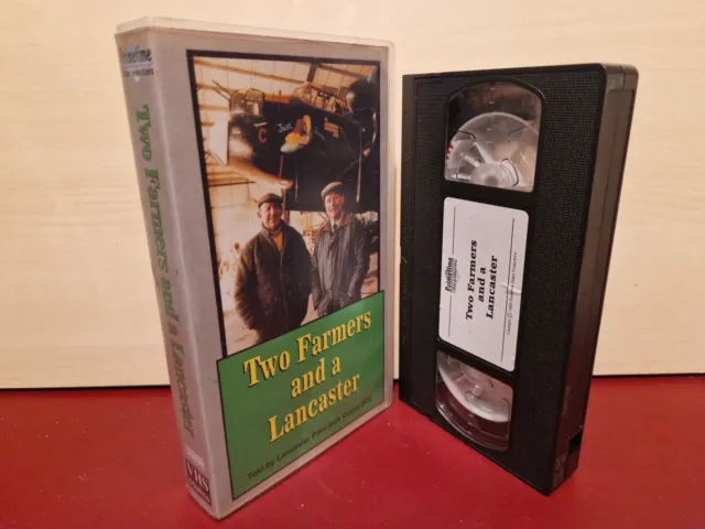 Two Farmers and a Lancaster - Bomber Restoration - PAL VHS Video Tape (A301)