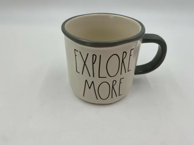 Rae Dunn Ceramic 18oz Explore More Coffee Mug CC01B50016