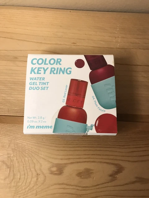 Llavero color rosa de larga duración I'M MEME altamente pigmentado tinte de gel de agua 2,8 g