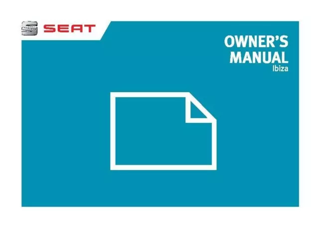 SEAT IBIZA 5 DOOR Owners Manual all models 2005-2016 New print FREE POSTAGE