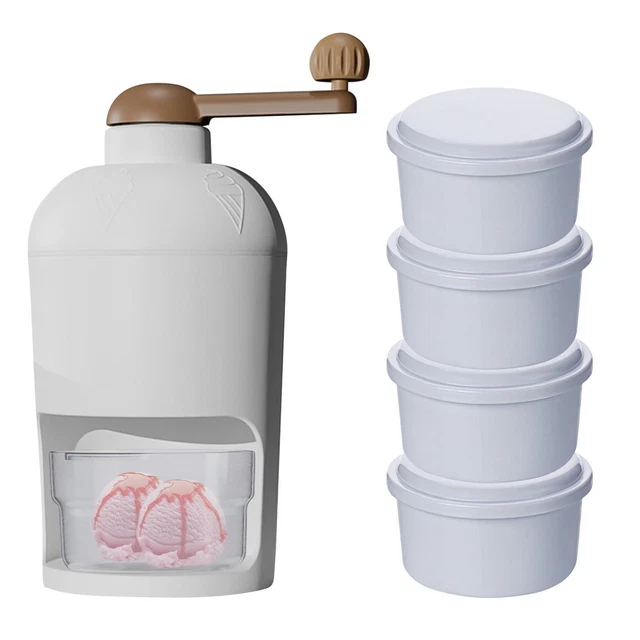 Hand Snow Cone Machine Maker Ice Crusher Shaver Shaved Best Snow Smoothie