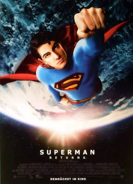 Superman Returns - Brandon Routh - Kate Bosworth - Filmposter A3 29x42cm gerollt