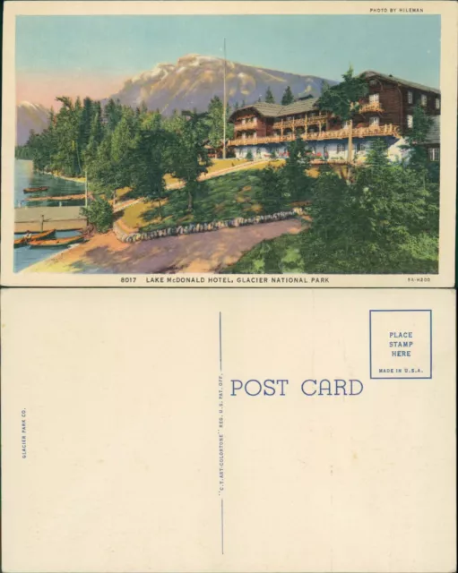 Lake McDonald Hotel Glacier National Park 8017 Hileman