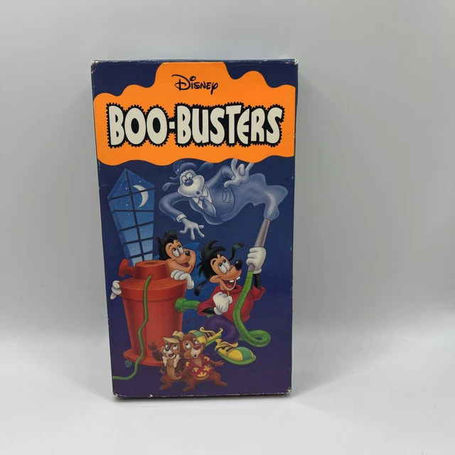 DISNEY'S BOO-BUSTERS VHS Disney Halloween Cartoon Animated Goof Troop ...