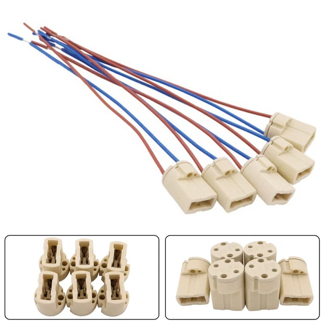 Lot De 3 Supports De Lampe G9 En Céramique Avec Bague Et Vis - Douille Halogène LED CFL