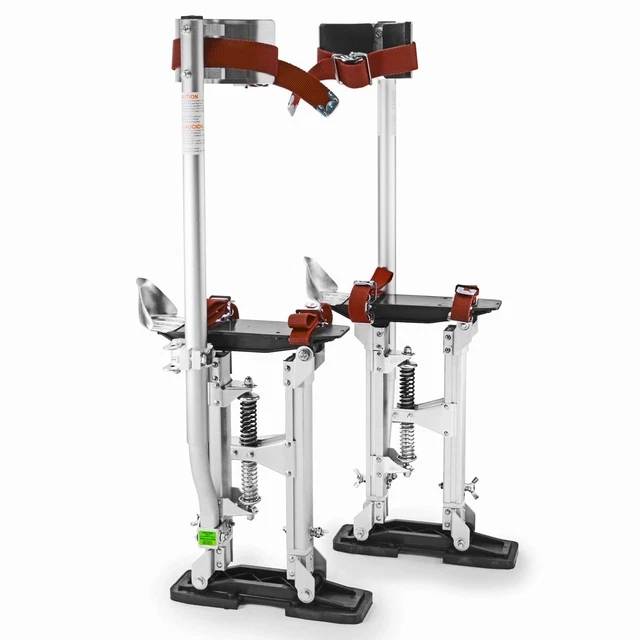 Pro 24" - 40" Drywall Painting Wiring Stilts Aluminum Painting Adjustable Taping