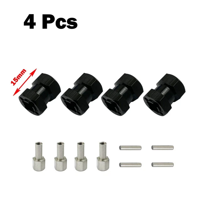 Easy to Use 12mm Hex Wheel Hub Extension Coupler Adapter for 110 RC Crawler