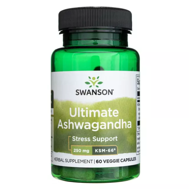 Swanson Ashwagandha KSM-66 250 mg, 60 capsules