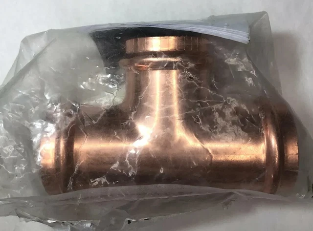 1-Viega ProPress copper tee 1-1/4” × 1-1/4” × 1-1/4"- 77442