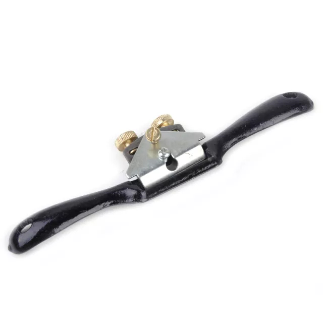 9"Adjustable Wood Craft Metal Blade Spoke Shave Plane Woodworking Hand Tool