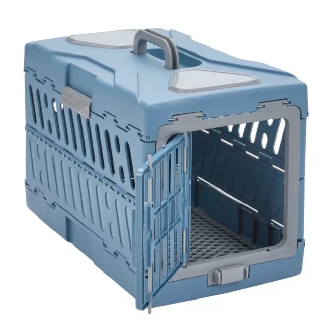 Large Foldable Dog/ Cat Carrier Box Puppy Pet Transporter Cage Vet Travel Crate