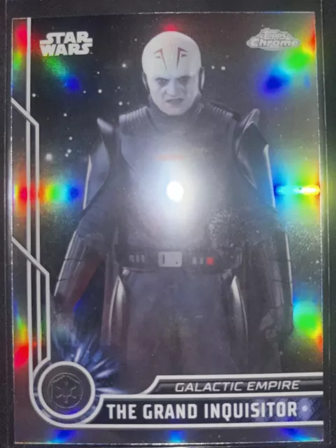 2023 Topps Chrome Star Wars The Grand Inquisitor Base Refractor #8