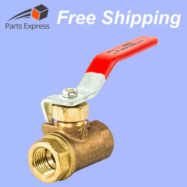 1/2" Bronze Ball Valve *200 Wsp* For High Pressure Steam Service, #80