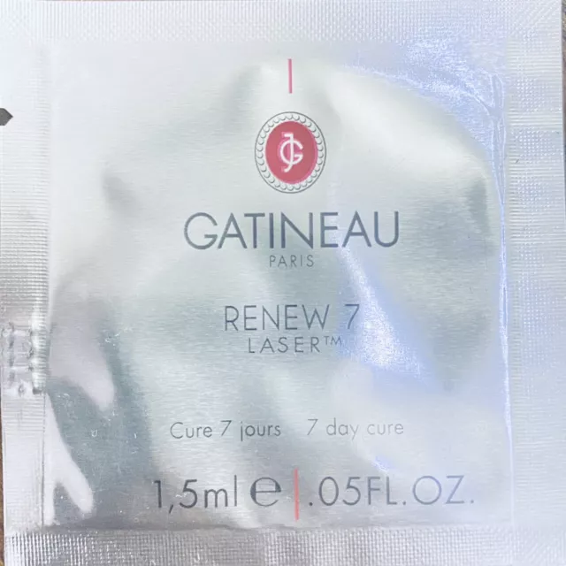 2x 1,5ml Gatineau Paris Renew 7 Detox reinigend glatt strahlend Serum Gesichtsbehandlung 2