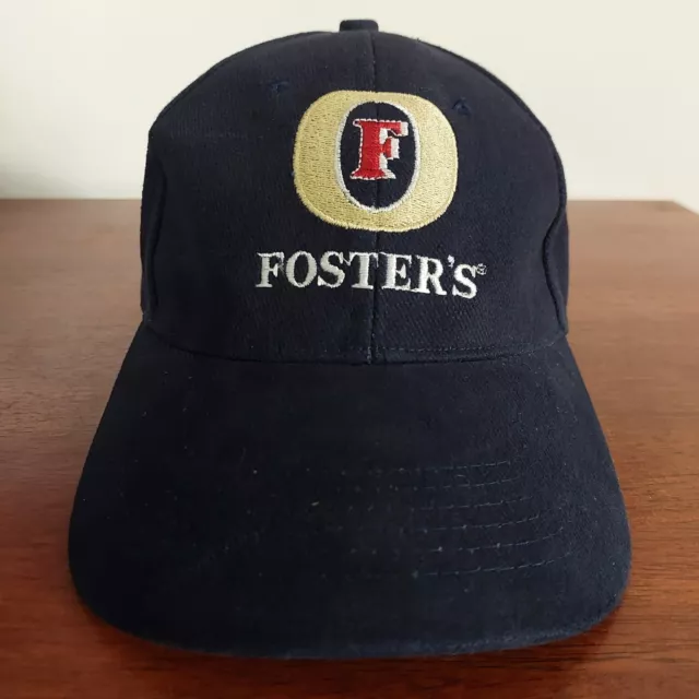 Vintage 90s FOSTERS Lager AUSTRALIA Beer Baseball Dad Cap Hat - Embroidered Logo