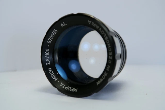Projecteur Diapos Optikotechna (Meopta) Avec Objectif Miron 100mm – Pour Pièces