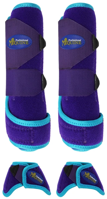 Horse Medium Professional Equine Sports Medicine Splint Bell Boots 4125B Horse Medium Professional Equine Sports Medicine Splint Bell Boots 4125B