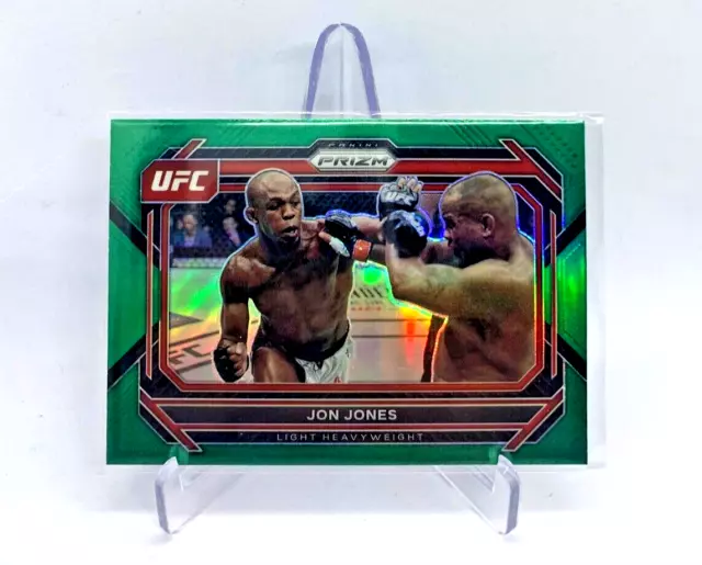 UFC 2023 "JON JONES" #74 GREEN Panini Prizm