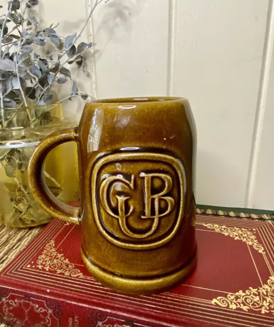 Vintage Elischer CUB Carlton United Brewery Australia  Pottery Beer Stein