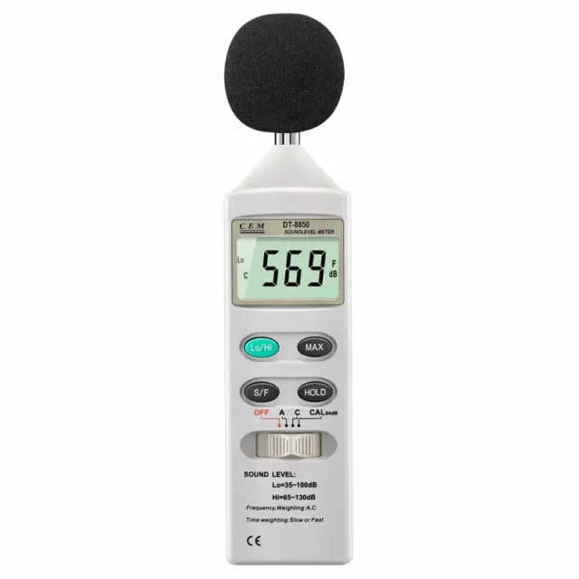 CEM DT-8850 Sound Level Meter 31.5Hz~8KHz High Performance ✦KD