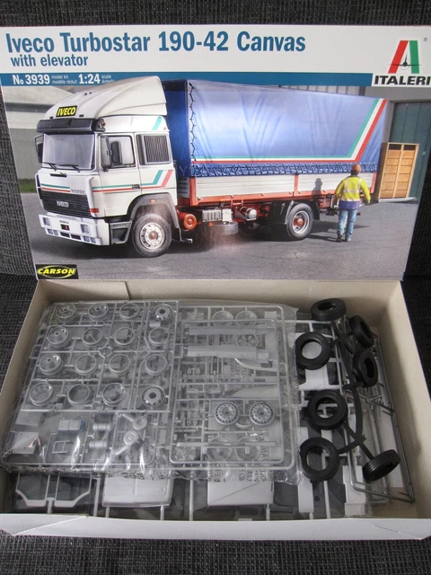 Maquette camion Iveco Turbostar 190.48 Spécial - Italeri I3926 - 1/24, colle a m