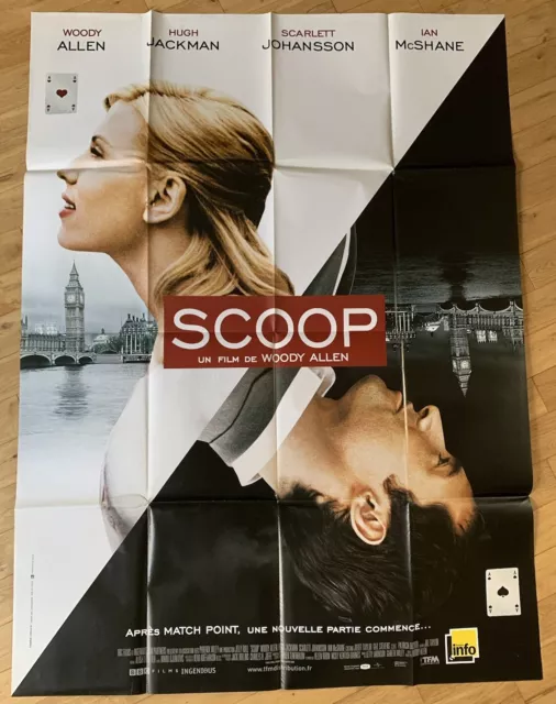 Affiche SCOOP Scarlett Johansson WOODY ALLEN Hugh Jackman 120x160cm