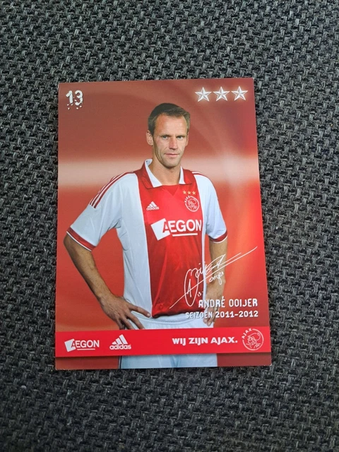 ANDRE OOIJER # AJAX / PSV / BLACKBURN - 6x4 OFFICIAL AUTOGRAPHCARD UNSIGNED (1)